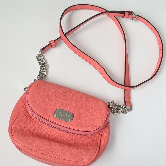 Michael Kors Handbags - Michael kors coral crossbody